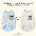 Load image into the gallery viewer, Reversible Daisies Puffer Jacket