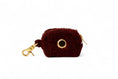 Charger l'image dans la visionneuse de la galerie, Distributeur de sacs Teddy Bordeaux - tissu douceur