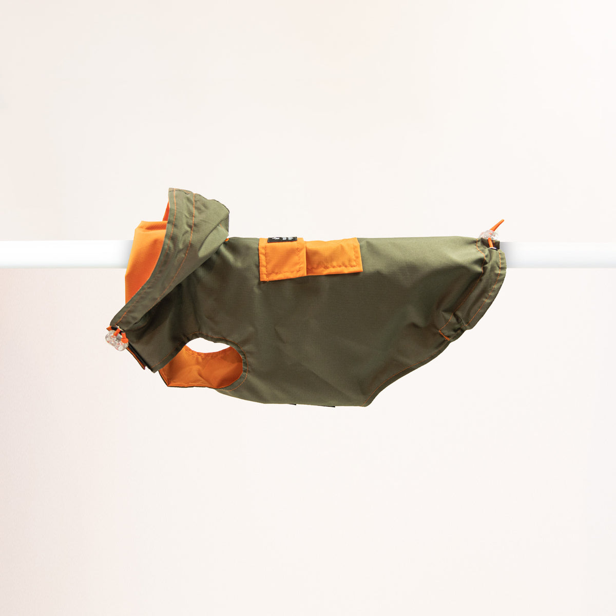 Imperméable Kaki / Orange