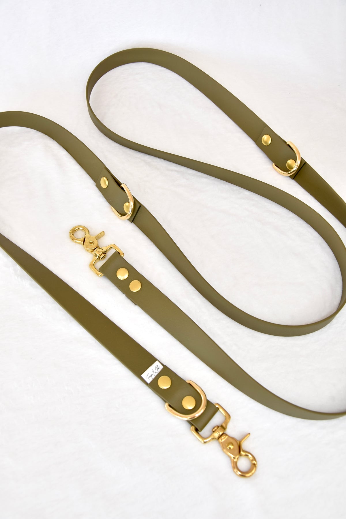 Laisse Olive - Biothane