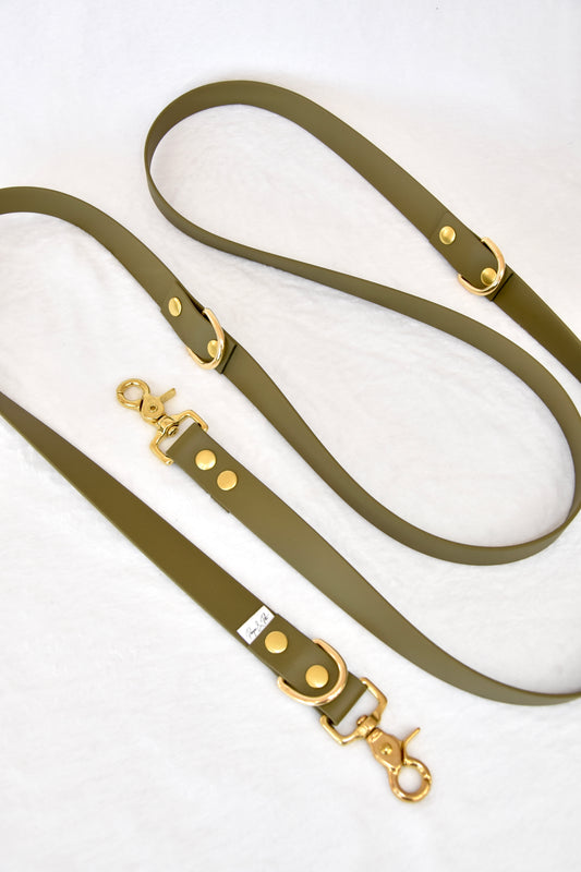 Olive Leash - Biothane