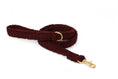 Charger l'image dans la visionneuse de la galerie, Laisse Teddy Bordeaux - tissu douceur
