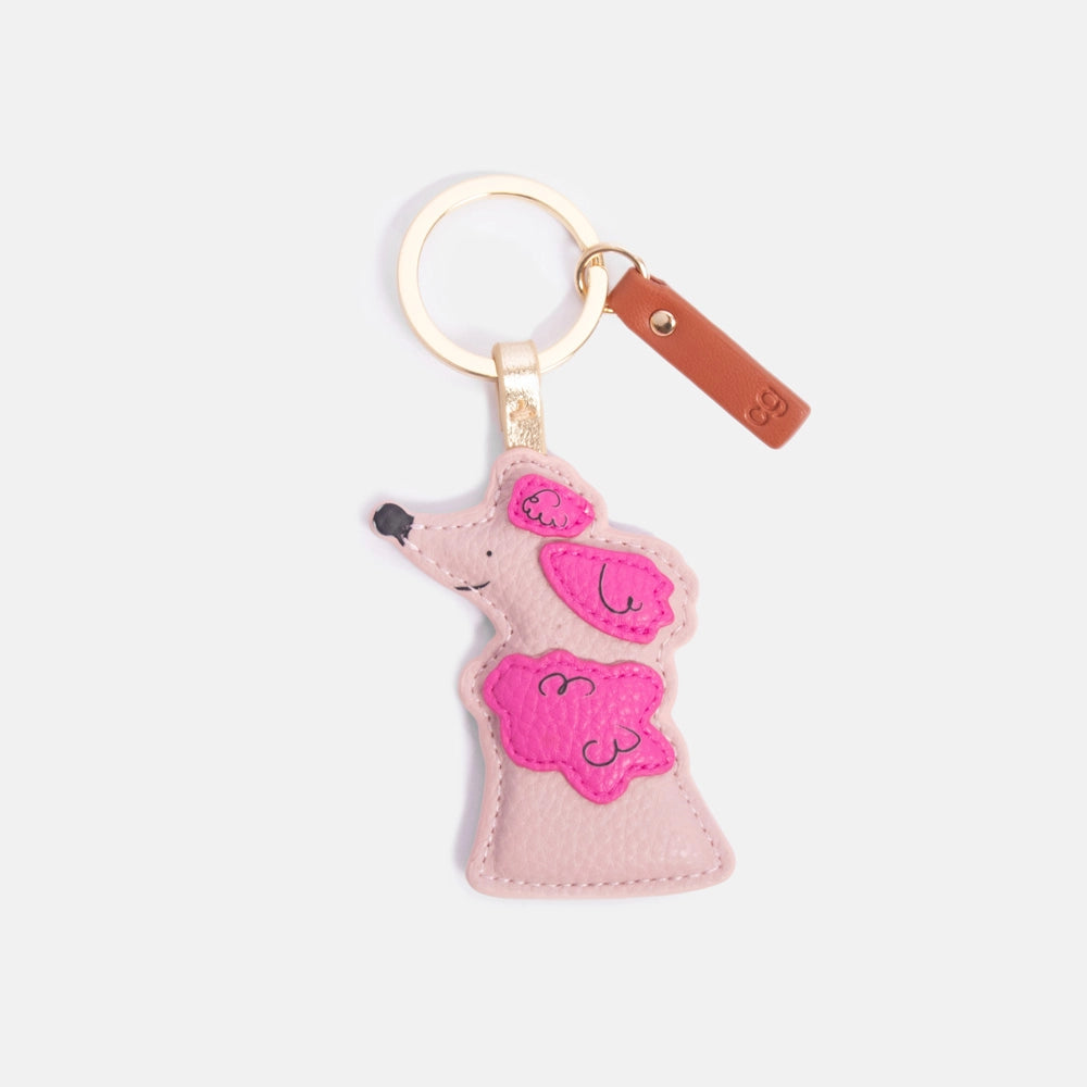 Porte-clés caniche