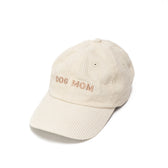 DOG MOM Cap - Beige corduroy
