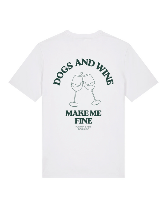 T-shirt Dogs and Wine