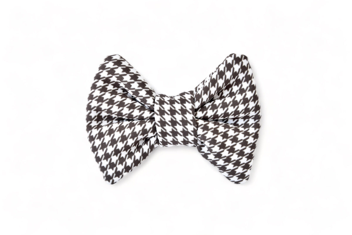 Houndstooth Bow Tie - waterproof fabric