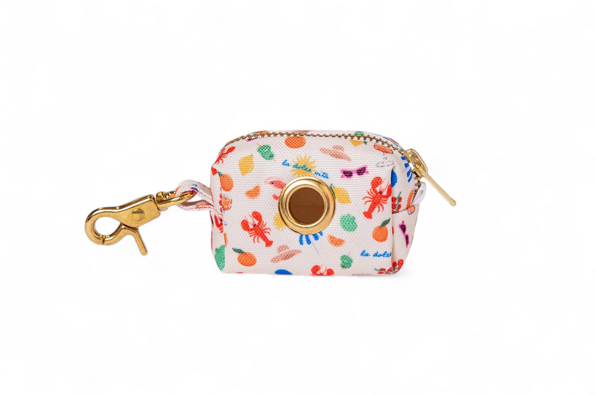 Dolce Vita Poop Bag Holder - waterproof fabric