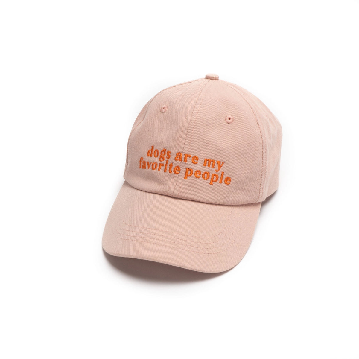 DOGS ARE MY FAVORITE PEOPLE Cap - Pink
