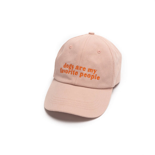 Casquette DOGS ARE MY FAVORITE PEOPLE - Rose