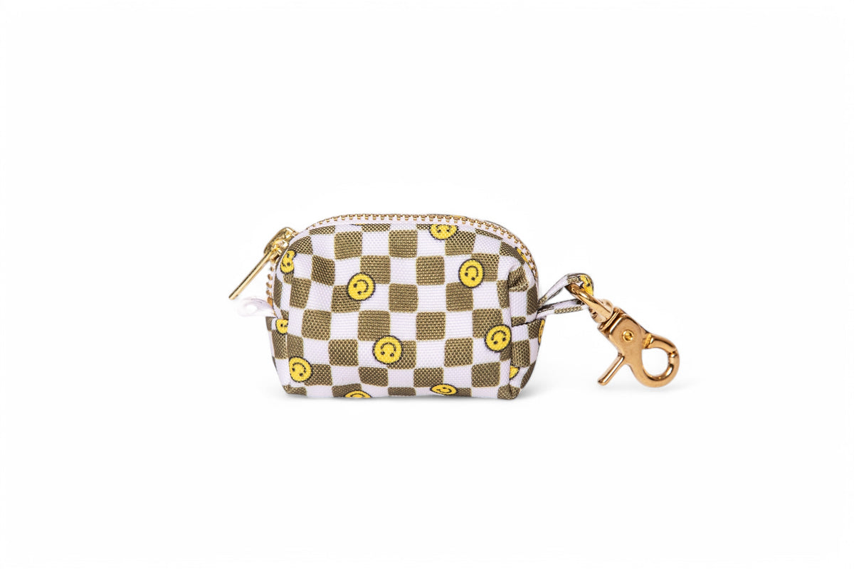 Distributeur de sacs Smiley - tissu imperméable