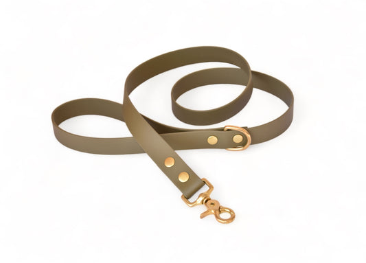 Olive Leash - Biothane