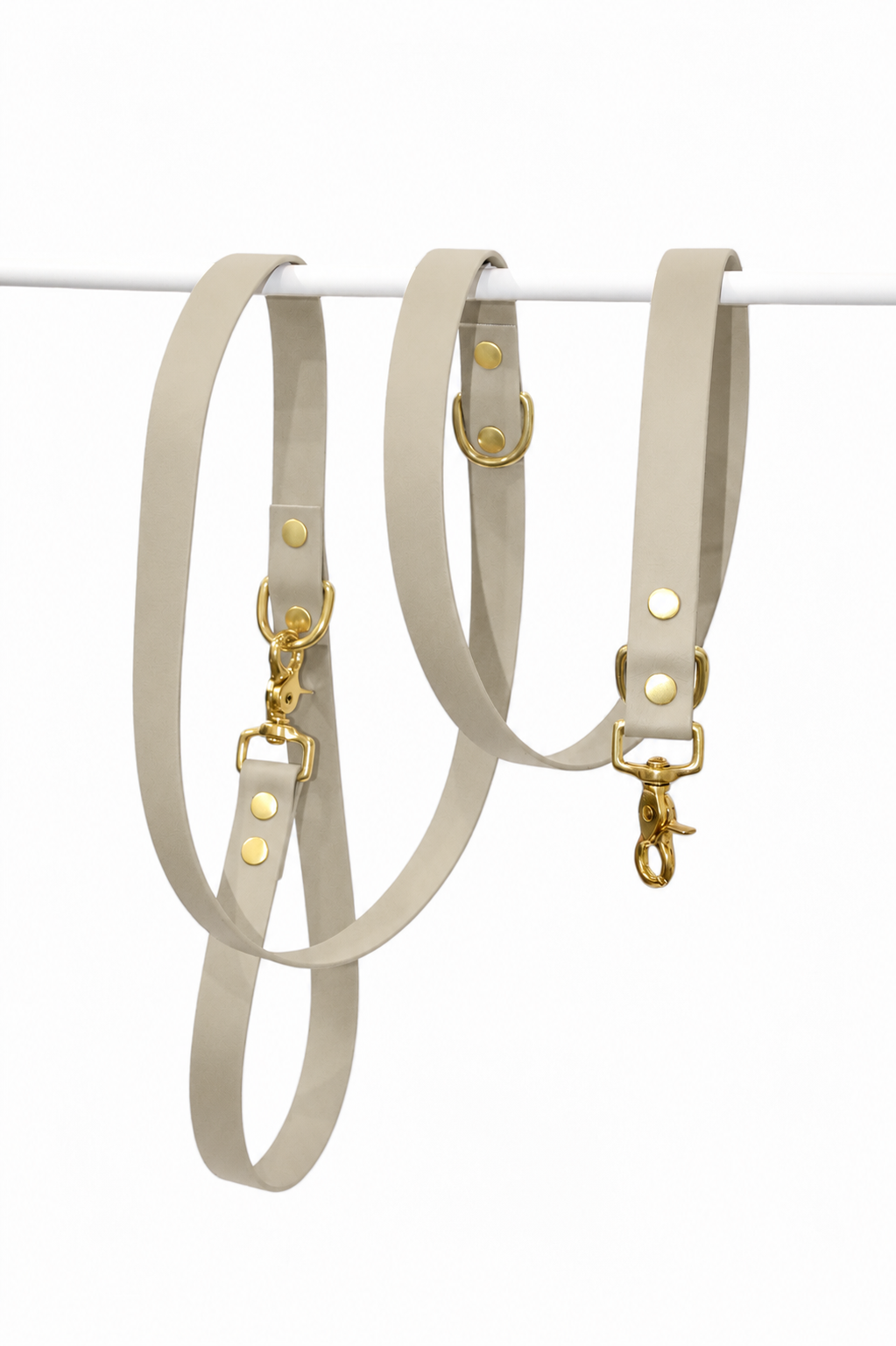 Laisse Multi-positions Sable - Biothane