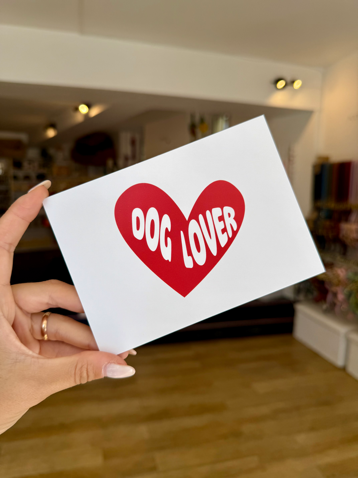 Carte postale “Dog lover”
