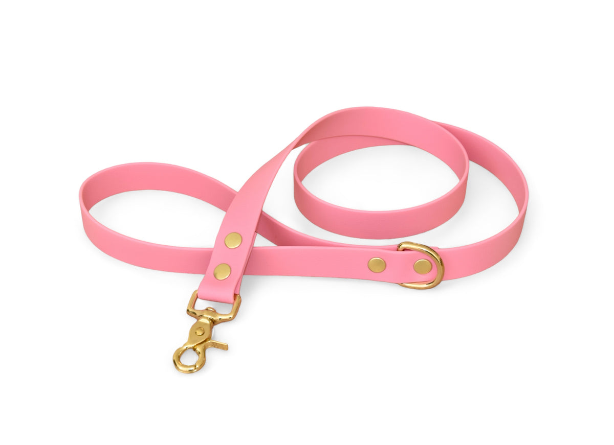 Laisse rose bonbon - Biothane