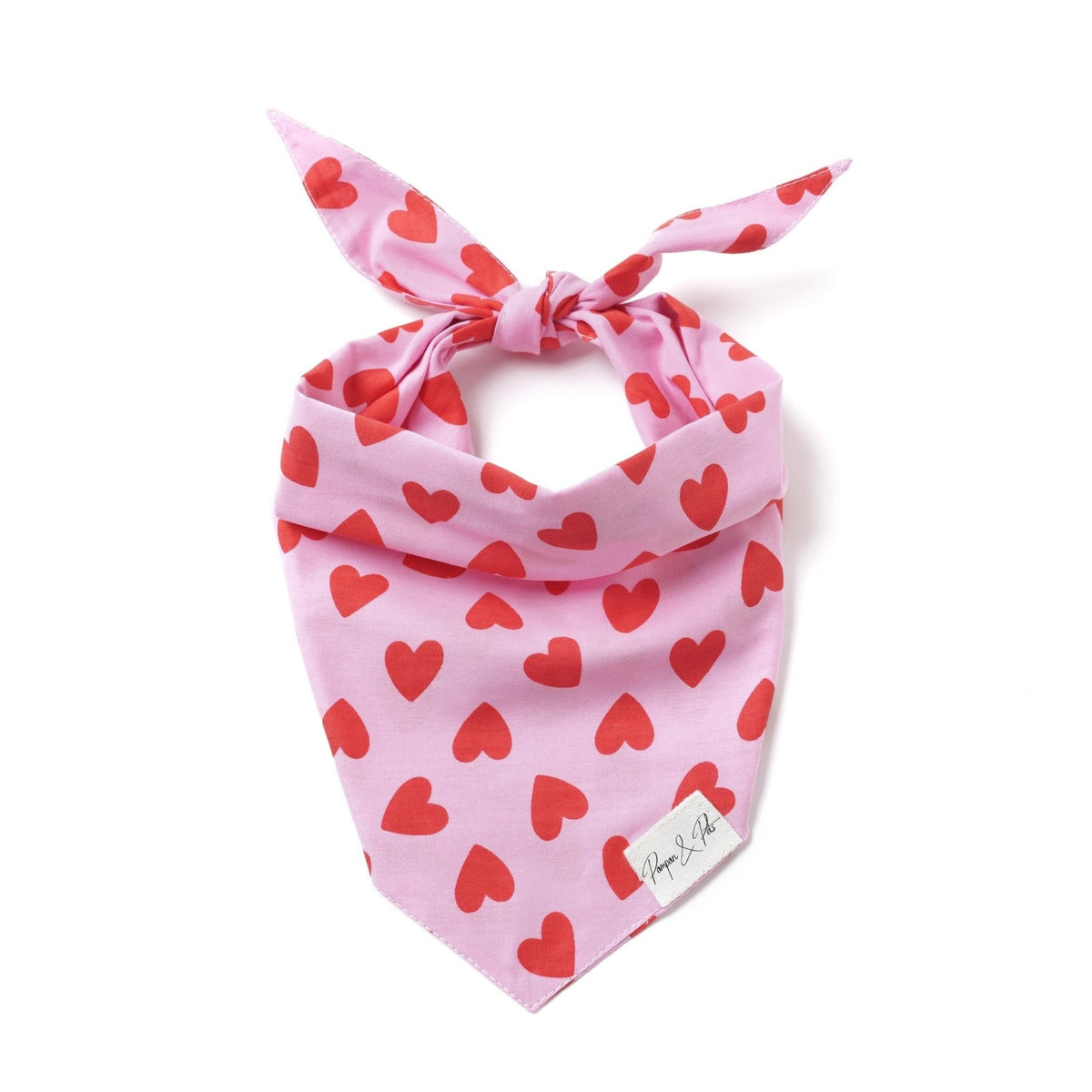 Bandana Coeurs rouges