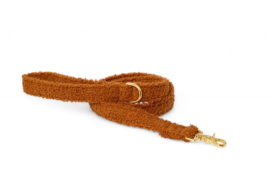 Laisse Teddy Camel - tissu douceur