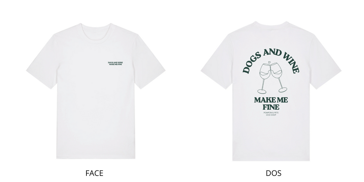 T-shirt Dogs and Wine
