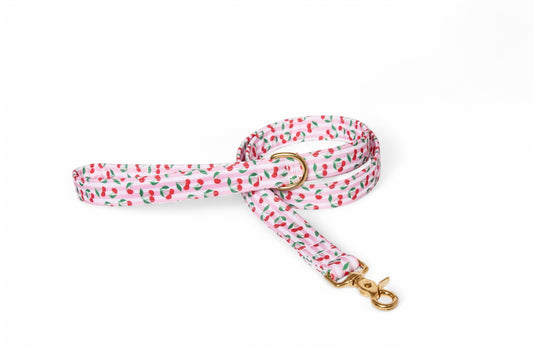Cherry Leash - waterproof fabric