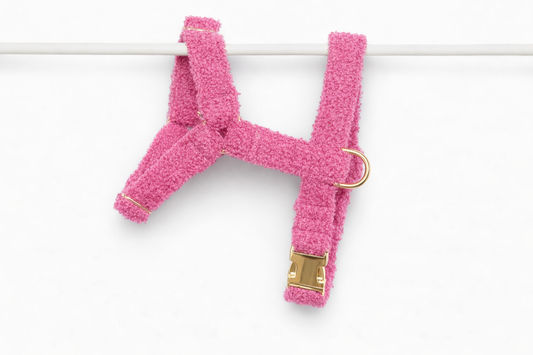 Harnais Teddy Rose - tissu douceur