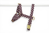 Harnais pois Marron - tissu imperméable