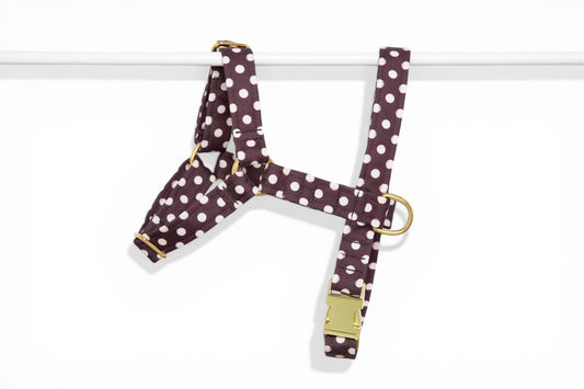 Harnais pois Marron - tissu imperméable