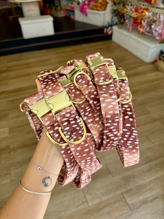 Collier Biche - tissu douceur