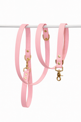 Laisse Multi-positions Rose - Biothane