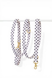 Laisse multi-positions pois Crème - tissu impérméable