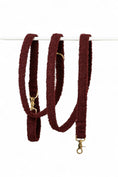 Charger l'image dans la visionneuse de la galerie, Laisse Multi-positions Teddy Bordeaux - tissu douceur
