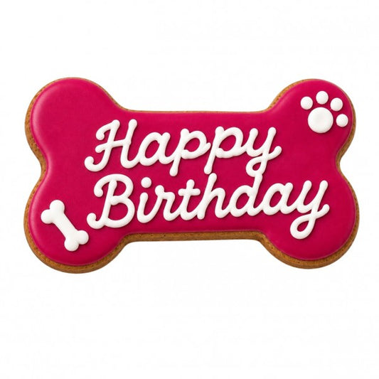 Biscuit Happy birthday - Rose